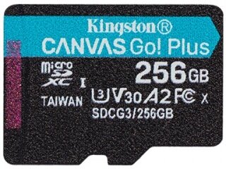 Kingston Canvas Go! Plus 256 GB (SDCG3/256GB) microSD kullananlar yorumlar